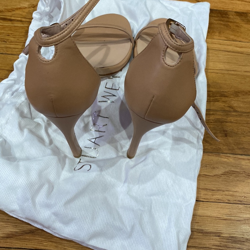Stuart Weizmann Nudist 100 High Heel Sandals - image 2